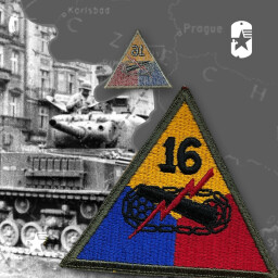 Originální nášivka US 16. obrněná divize